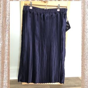 Plum Purple Pleated Skirt size X